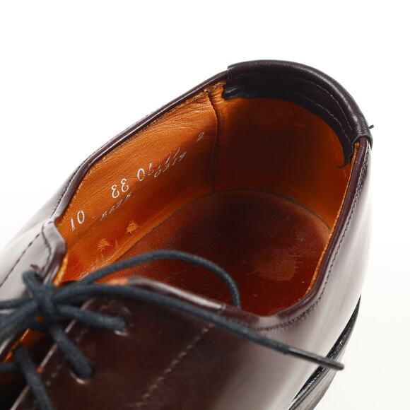 Allen Edmonds Park Avenue Mens US 10 Burgundy Leather Cap Toe Oxford Dress Shoe - Picture 10 of 16